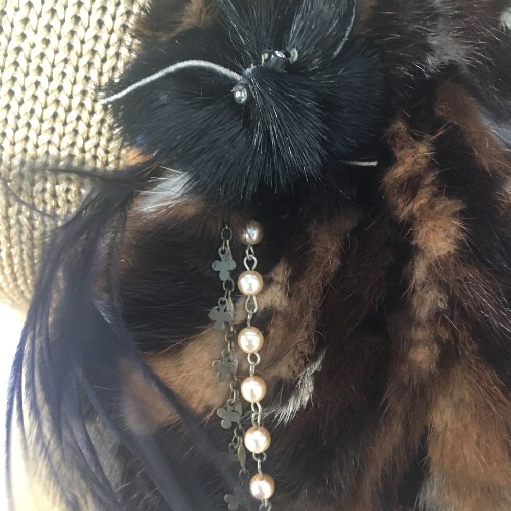 Clutch Purse Mary Frances Fur - Picture 4 of 6